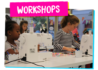 Art, Fashion, Design and Sewing Parties for Kids and Adults